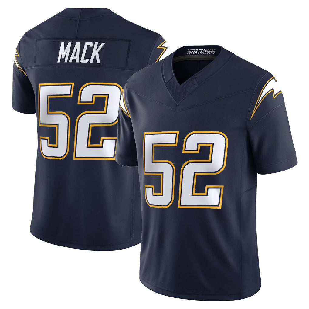 Kooe LA.Chargers #52 Khalil Mack Player Navy Vapor F.U.S.E. Limited Home Game Stitched Jerseys