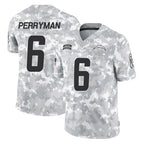 Kooe LA.Chargers #6 Denzel Perryman Player Arctic Camo Salute To Service Limited Game Stitched Jerseys