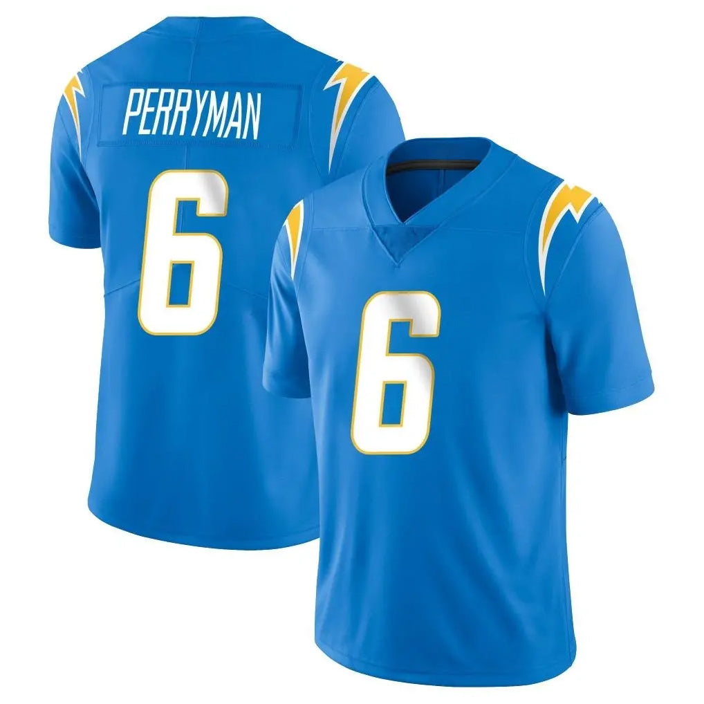 Kooe LA.Chargers #6 Denzel Perryman Player Blue Limited Vapor Untouchable Home Game Stitched Jerseys