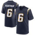 Kooe LA.Chargers #6 Denzel Perryman Player Navy Alternate Home Game Stitched Jerseys
