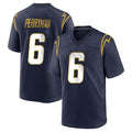 Kooe LA.Chargers #6 Denzel Perryman Player Navy Home Game Stitched Jerseys