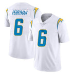 Kooe LA.Chargers #6 Denzel Perryman Player White Limited Vapor Untouchable Home Game Stitched Jerseys