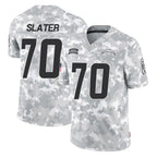 Kooe LA.Chargers #70 Rashawn Slater Player Arctic Camo Salute To Service Limited Game Stitched Jerseys