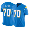 Kooe LA.Chargers #70 Rashawn Slater Player Blue Limited Vapor F.U.S.E. Home Game Stitched Jerseys
