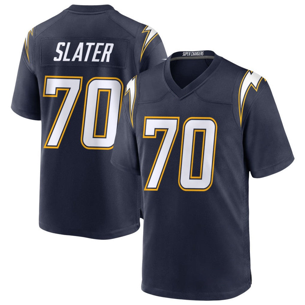 Kooe LA.Chargers #70 Rashawn Slater Player Navy Alternate Home Game Stitched Jerseys