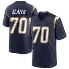 Kooe LA.Chargers #70 Rashawn Slater Player Navy Alternate Home Game Stitched Jerseys