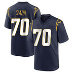 Kooe LA.Chargers #70 Rashawn Slater Player Navy Home Game Stitched Jerseys