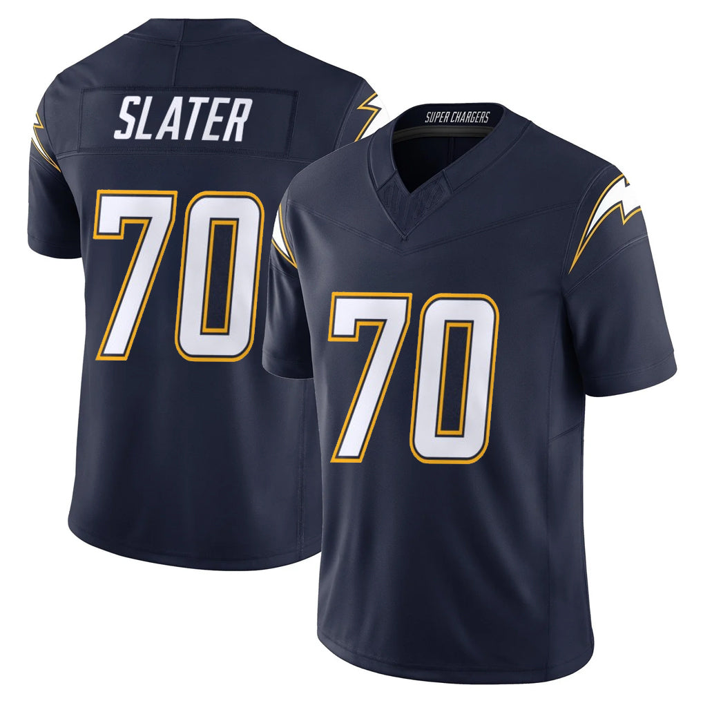 Kooe LA.Chargers #70 Rashawn Slater Player Navy Vapor F.U.S.E. Limited Home Game Stitched Jerseys