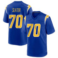 Kooe LA.Chargers #70 Rashawn Slater Player Royal Home Game Stitched Jerseys
