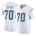 Kooe LA.Chargers #70 Rashawn Slater Player White Limited Vapor F.U.S.E. Home Game Stitched Jerseys