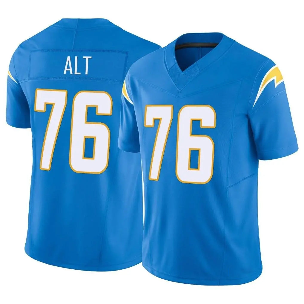 Kooe LA.Chargers #76 Joe Alt Player Blue Limited Vapor F.U.S.E. Home Game Stitched Jerseys