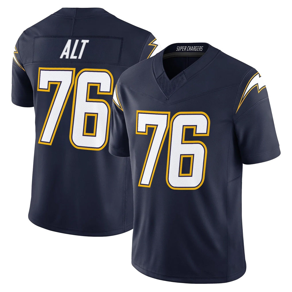 Kooe LA.Chargers #76 Joe Alt Player Navy Vapor F.U.S.E. Limited Home Game Stitched Jerseys
