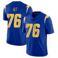Kooe LA.Chargers #76 Joe Alt Player Royal Limited Vapor Home Game Stitched Jerseys