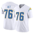 Kooe LA.Chargers #76 Joe Alt Player White Limited Vapor F.U.S.E. Home Game Stitched Jerseys