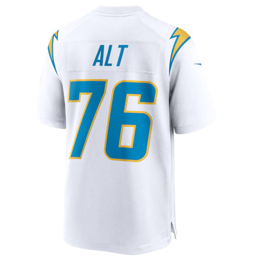 Kooe LA.Chargers #76 Joe Alt White 2024 Draft First Round Pick Player Game Jersey American Stitched Jersey