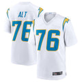 Kooe LA.Chargers #76 Joe Alt White 2024 Draft First Round Pick Player Game Jersey American Stitched Jerseys