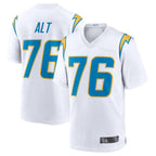 Kooe LA.Chargers #76 Joe Alt White 2024 Draft First Round Pick Player Game Jersey American Stitched Jerseys