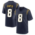 Kooe LA.Chargers #8 Omarion Hampton Player Navy Home Game Stitched Jerseys
