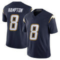 Kooe LA.Chargers #8 Omarion Hampton Player Navy Vapor F.U.S.E. Limited Home Game Stitched Jerseys