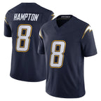 Kooe LA.Chargers #8 Omarion Hampton Player Navy Vapor F.U.S.E. Limited Home Game Stitched Jerseys