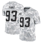 Kooe LA.Chargers #93 Teair Tart Player Arctic Camo Salute To Service Limited Game Stitched Jerseys