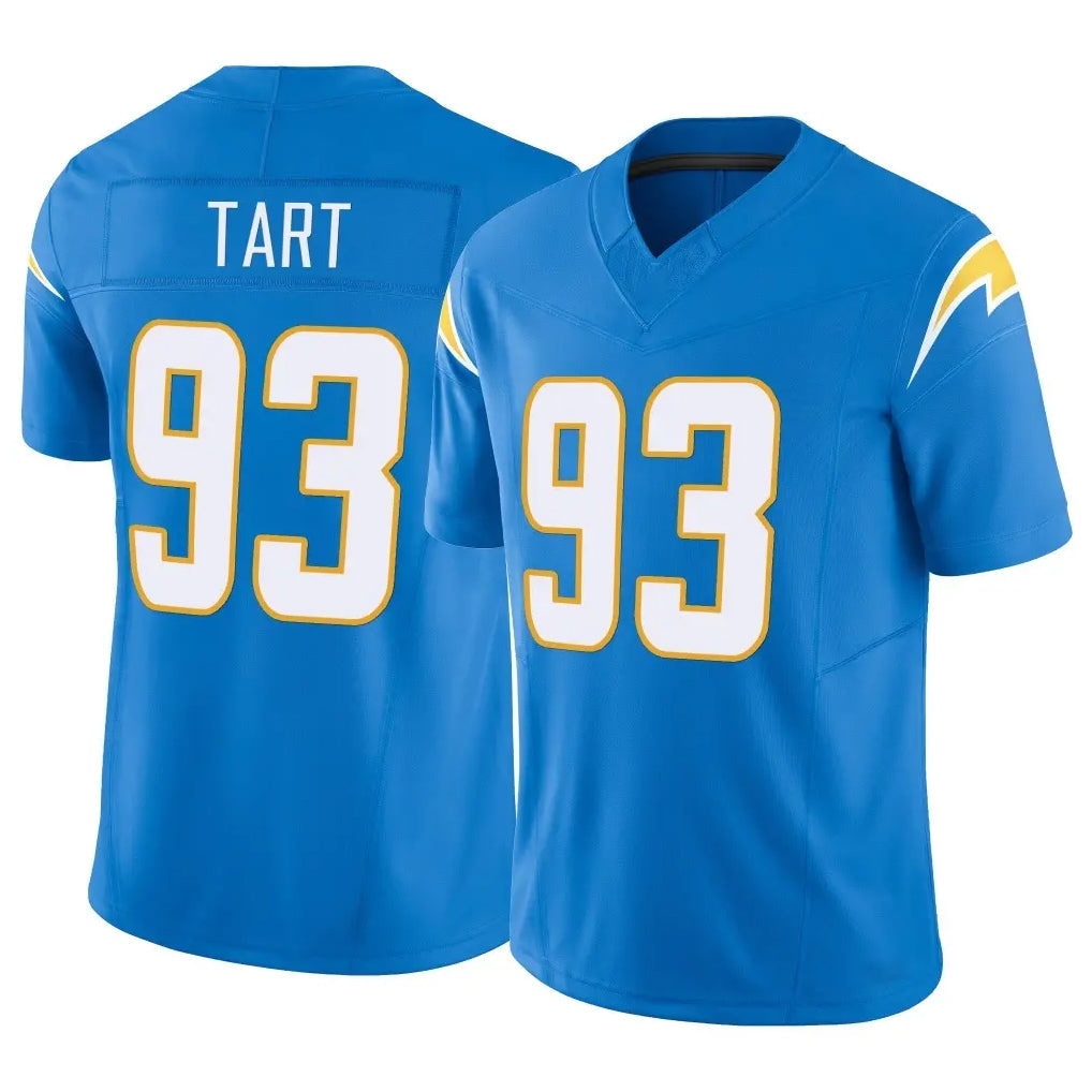 Kooe LA.Chargers #93 Teair Tart Player Blue Limited Vapor F.U.S.E. Home Game Stitched Jerseys