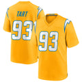 Kooe LA.Chargers #93 Teair Tart Player Gold Home Game Stitched Jerseys