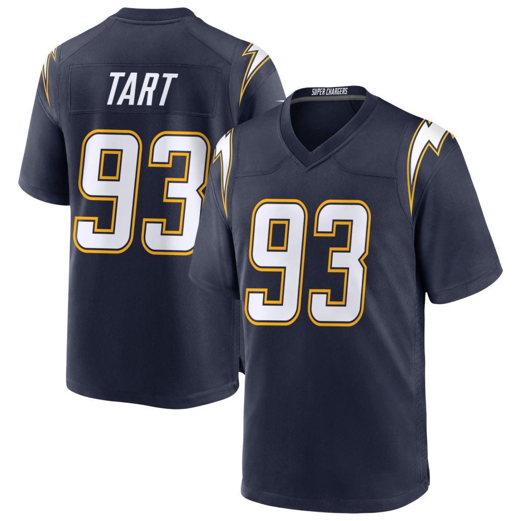 Kooe LA.Chargers #93 Teair Tart Player Navy Alternate Home Game Stitched Jerseys