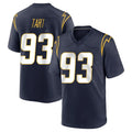 Kooe LA.Chargers #93 Teair Tart Player Navy Home Game Stitched Jerseys