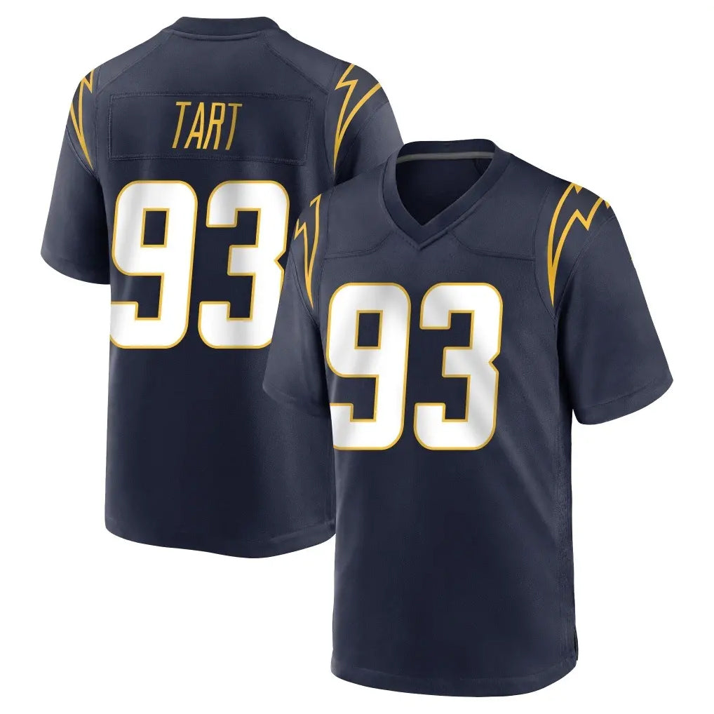 Kooe LA.Chargers #93 Teair Tart Player Navy Home Game Stitched Jerseys