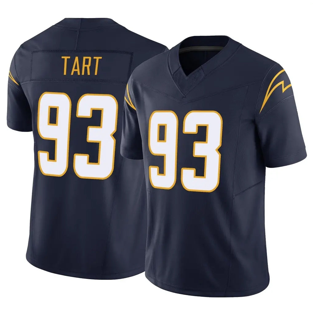 Kooe LA.Chargers #93 Teair Tart Player Navy Limited Vapor F.U.S.E. Home Game Stitched Jerseys