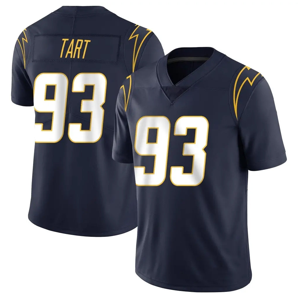 Kooe LA.Chargers #93 Teair Tart Player Navy Limited Vapor Untouchable Home Game Stitched Jerseys