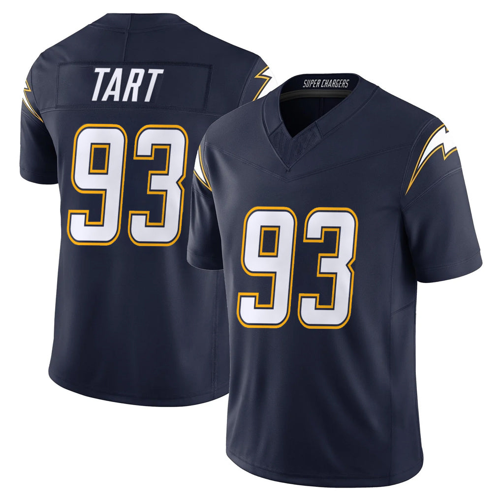 Kooe LA.Chargers #93 Teair Tart Player Navy Vapor F.U.S.E. Limited Home Game Stitched Jerseys