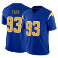 Kooe LA.Chargers #93 Teair Tart Player Royal Limited Vapor F.U.S.E. Home Game Stitched Jerseys