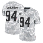 Kooe LA.Chargers #94 Dalvin Tomlinson Player Arctic Camo Salute To Service Limited Game Stitched Jerseys