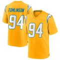 Kooe LA.Chargers #94 Dalvin Tomlinson Player Gold Home Game Stitched Jerseys