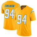 Kooe LA.Chargers #94 Dalvin Tomlinson Player Gold Limited Vapor F.U.S.E. Home Game Stitched Jerseys