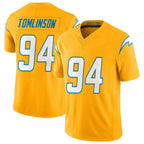 Kooe LA.Chargers #94 Dalvin Tomlinson Player Gold Limited Vapor F.U.S.E. Home Game Stitched Jerseys