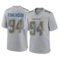 Kooe LA.Chargers #94 Dalvin Tomlinson Player Gray Atmosphere Fashion Home Game Stitched Jerseys