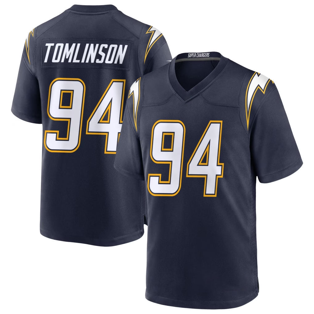 Kooe LA.Chargers #94 Dalvin Tomlinson Player Navy Alternate Home Game Stitched Jerseys
