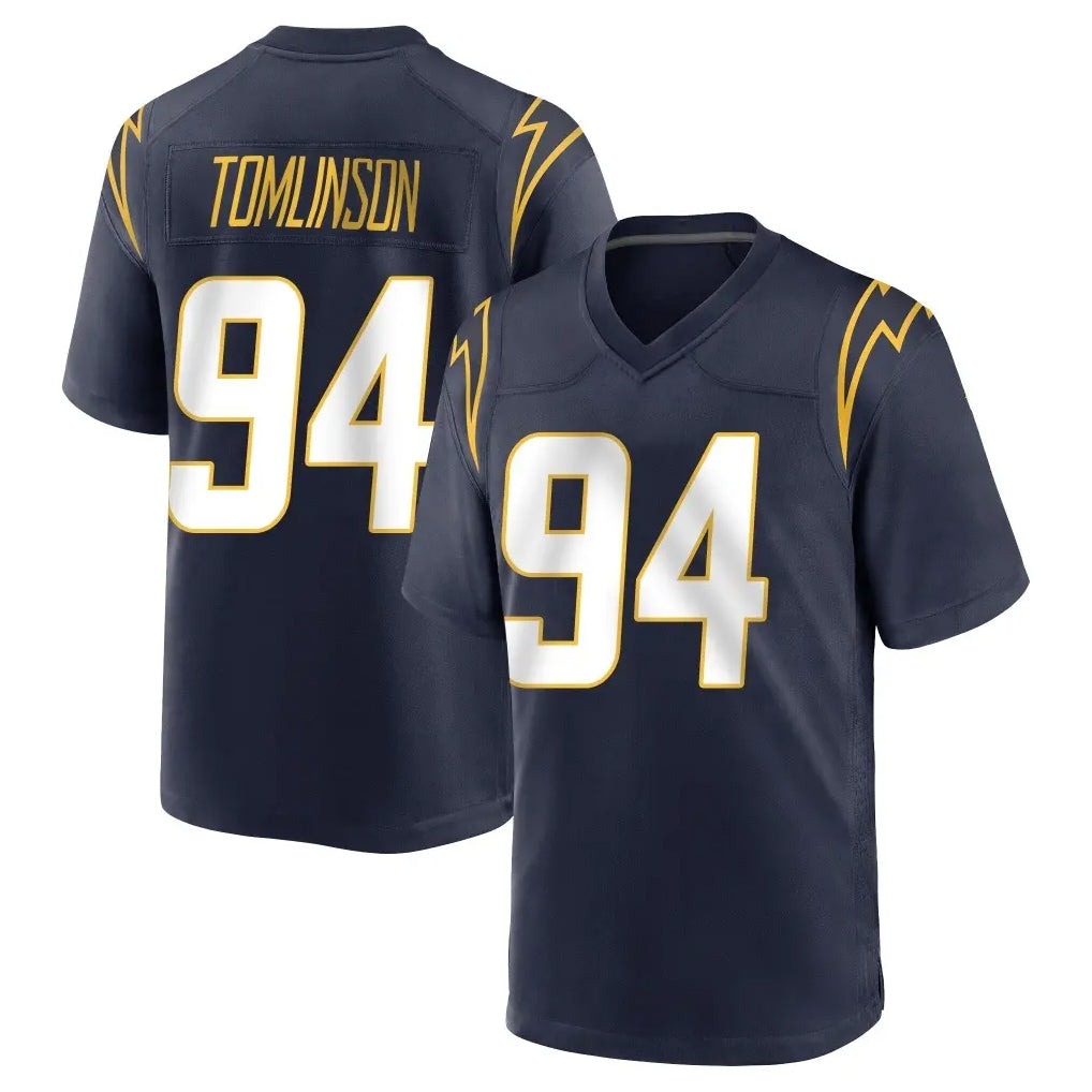 Kooe LA.Chargers #94 Dalvin Tomlinson Player Navy Home Game Stitched Jerseys