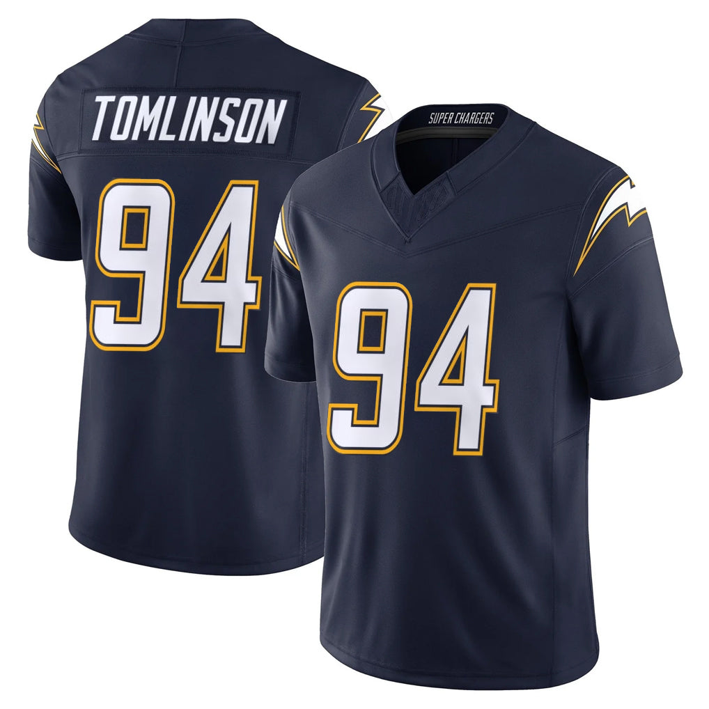 Kooe LA.Chargers #94 Dalvin Tomlinson Player Navy Vapor F.U.S.E. Limited Home Game Stitched Jerseys