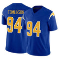 Kooe LA.Chargers #94 Dalvin Tomlinson Player Royal Limited Vapor F.U.S.E. Home Game Stitched Jerseys