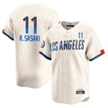 Kooe LA.Dodgers #11 Roki Sasaki Player Cream City Connect Limited Home Stitched Jerseys