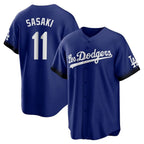 Kooe LA.Dodgers #11 Roki Sasaki Player Royal City Connect Home Game Stitched Jerseys