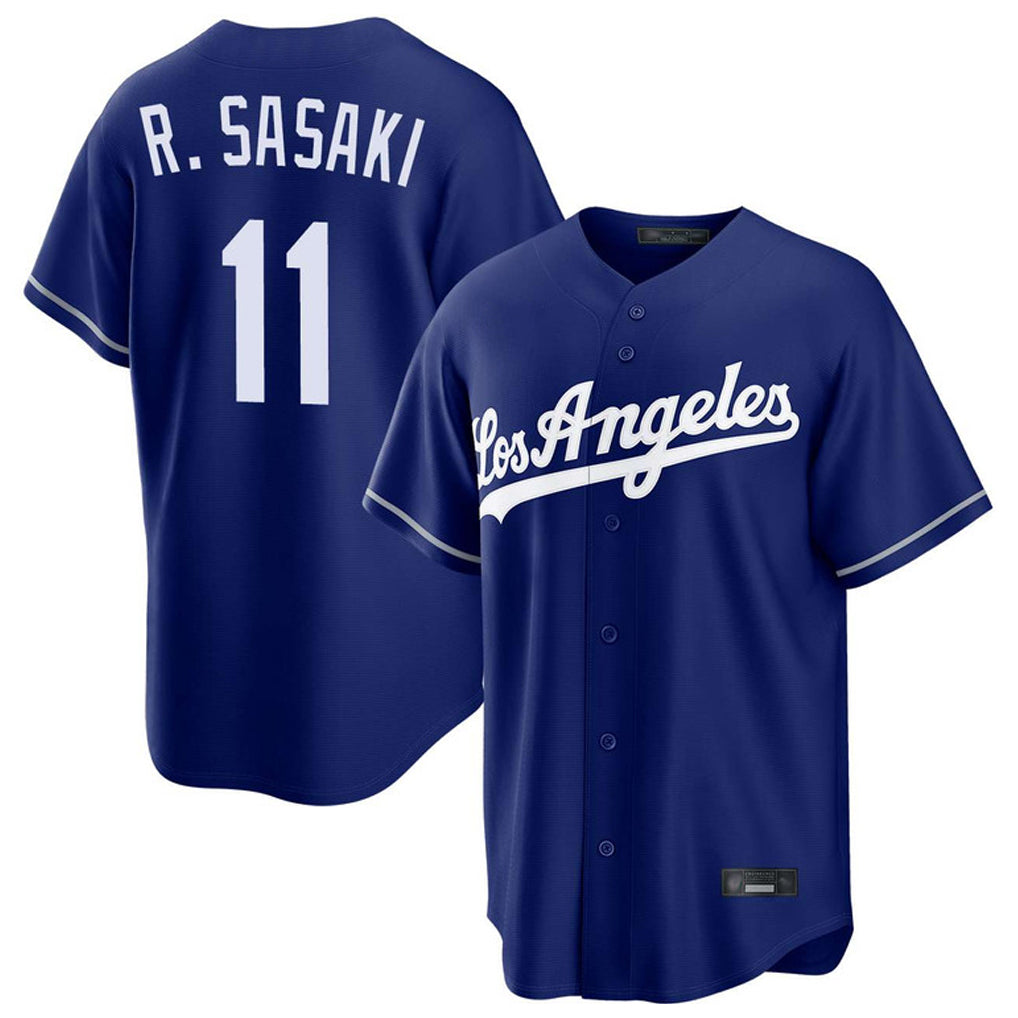 Kooe LA.Dodgers #11 Roki Sasaki Player Royal Game Stitched Jerseys