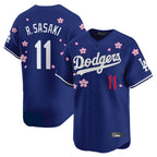 Kooe LA.Dodgers #11 Roki Sasaki Player Royal Tokyo Series Vapor Premier Limited Stitched Jerseys