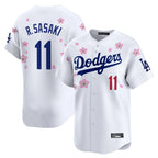 Kooe LA.Dodgers #11 Roki Sasaki Player White Tokyo Series Vapor Premier Limited Stitched Jerseys