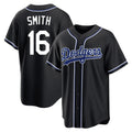 Kooe LA.Dodgers #16 Will Smith Player Black Carbon Limited Home Stitched Jerseys