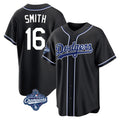 Kooe LA.Dodgers #16 Will Smith Player Black World Series Meet Carbon Limited Home Stitched Jerseys